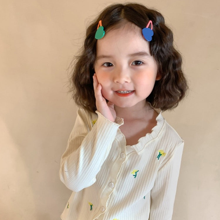 10pcs Colorful Love Children Hair Clip Hair Accessories