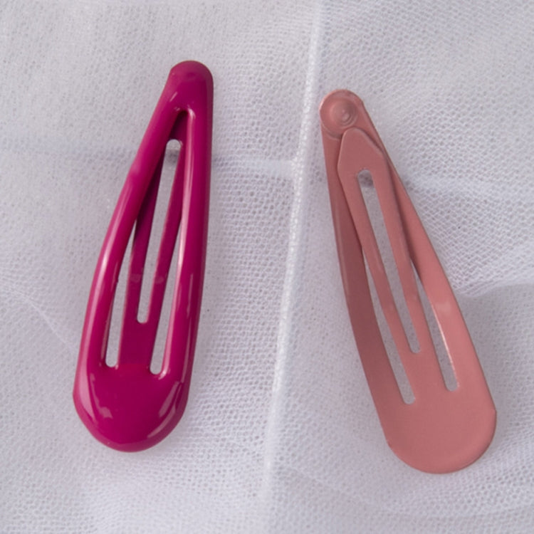 2sets Colorful Water Drop Candy-colored Girls Hair Clip Cute Side Clip