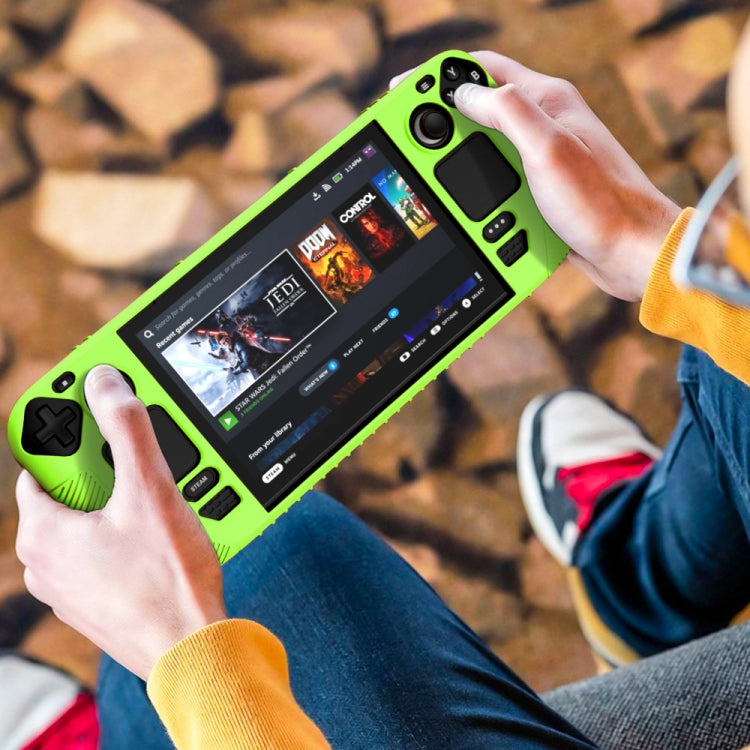 For Steam Deck V3 Non-slip Silicone Protective Case for Pocket Consoles