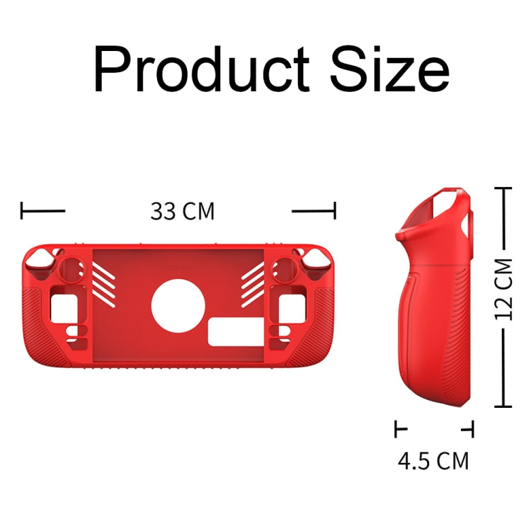 For Steam Deck V3 Non-slip Silicone Protective Case for Pocket Consoles