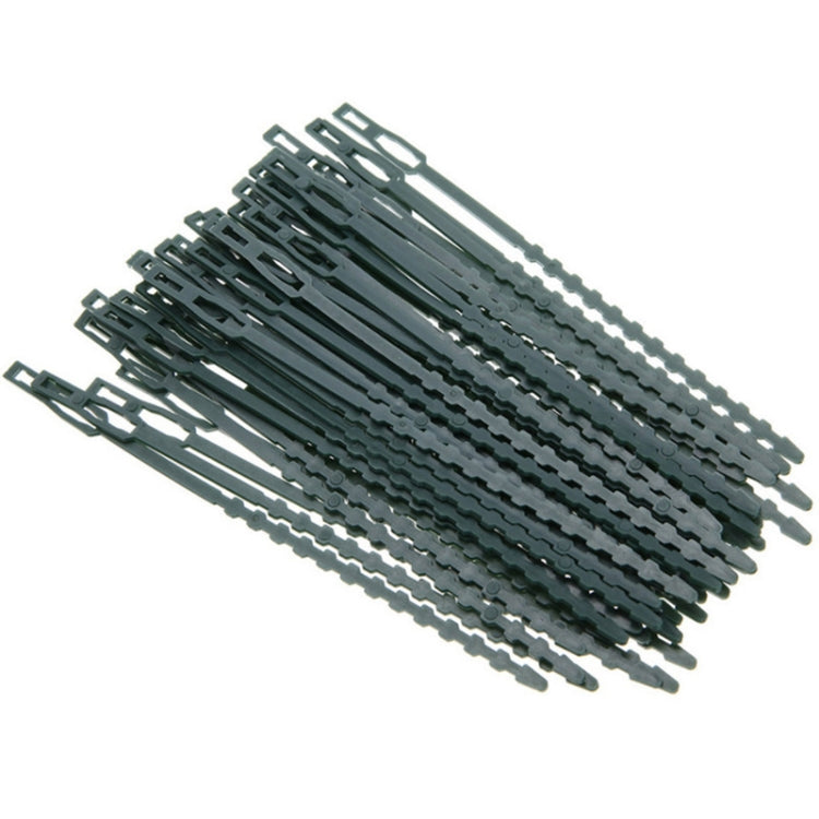 Multi-Purpose Garden Plants Fishbone Cable Ties, Length: 23cm/50pcs