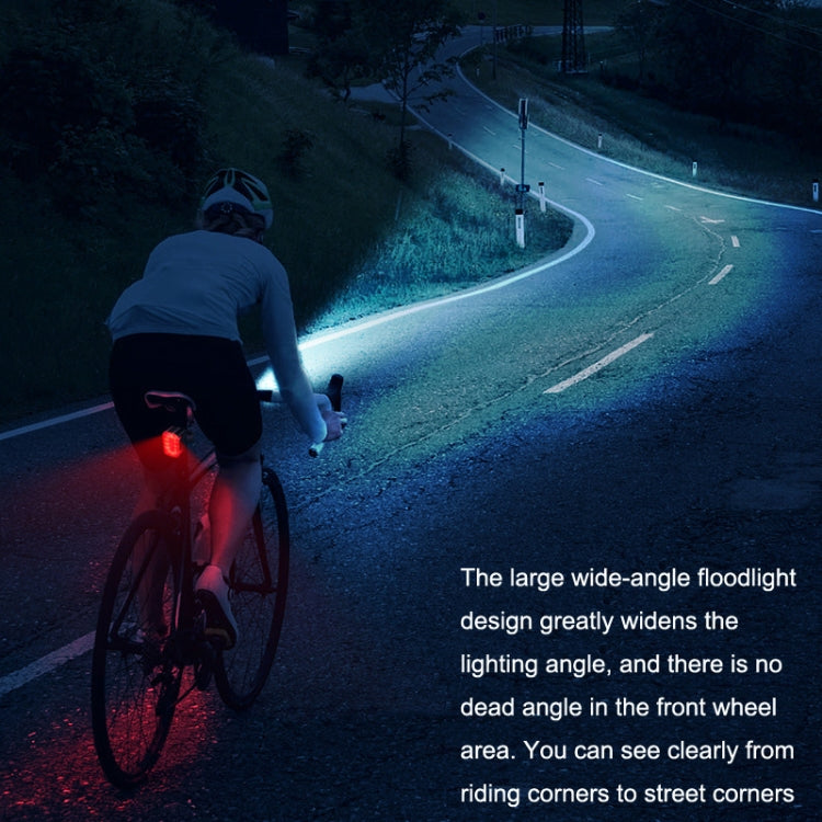 Bicycle Light USB Charging Outdoor LED Riding Lamp Set, Style: