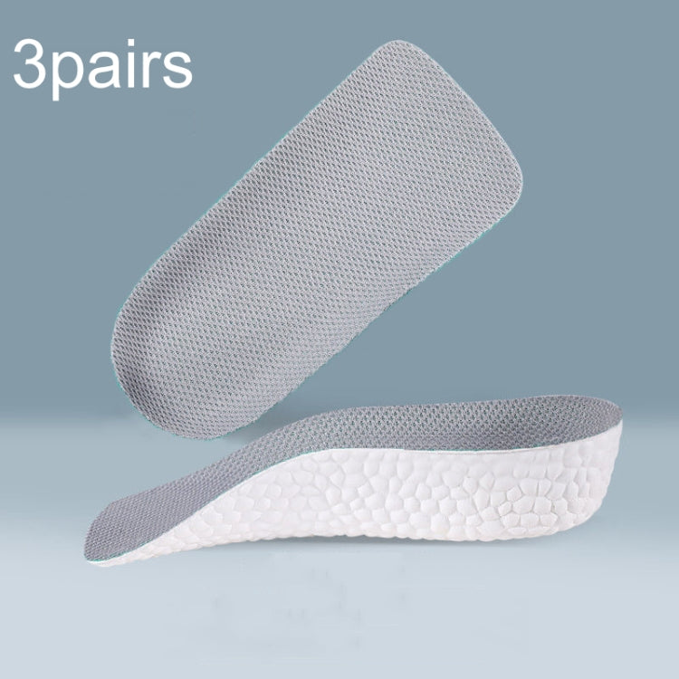 3pairs Boost Half Height Increase Shoe Insoles For Men Women,Spec:
