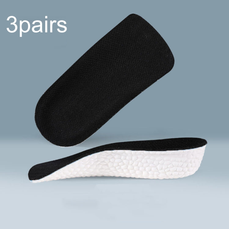 3pairs Boost Half Height Increase Shoe Insoles For Men Women,Spec: