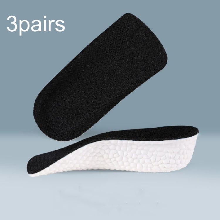 3pairs Boost Half Height Increase Shoe Insoles For Men Women,Spec: