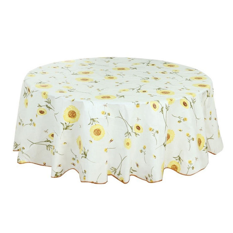 PEVA Oil&Water Resistant Coffee Table Tablecloth