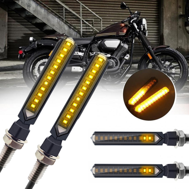MK-229 4pcs Motorcycle 12LED Flowing Water Turning Light