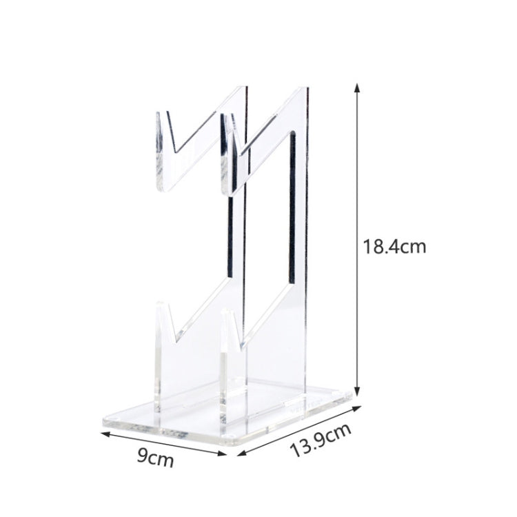 Acrylic Double Layer Game Handle Storage Bracket for PS4/ PS5/PS3