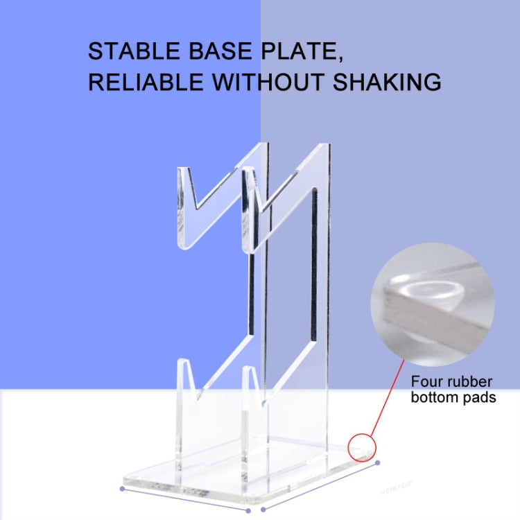 Acrylic Double Layer Game Handle Storage Bracket for PS4/ PS5/PS3