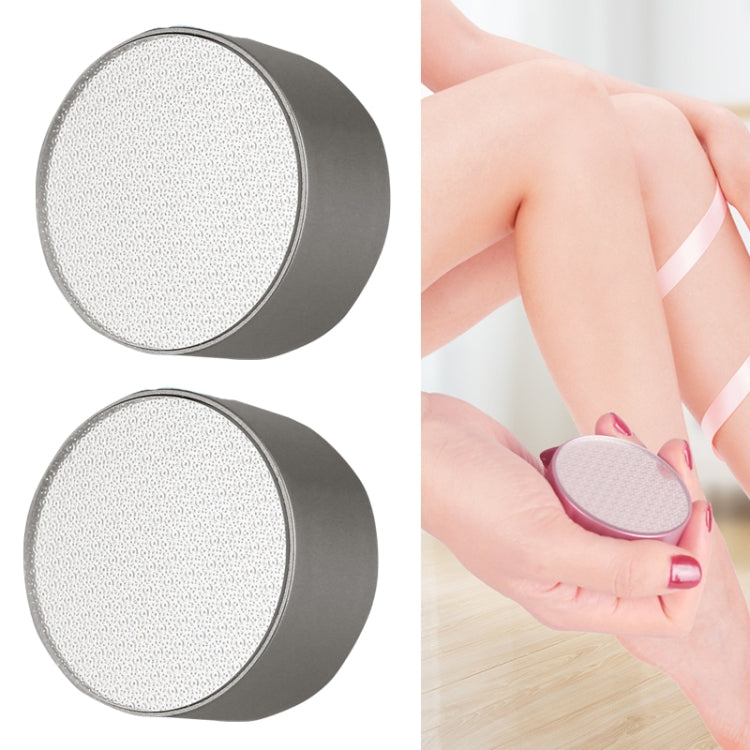 2pcs Manual Compact and Portable Double-sided Nano Hair Removal Foot Scrubbers
