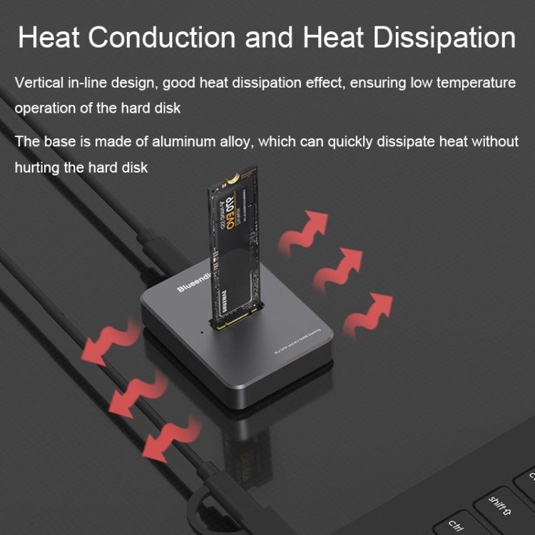 Blueendless SD03 M.2 SATA/NVME Dual Protocol Solid-State Hard Disk Base