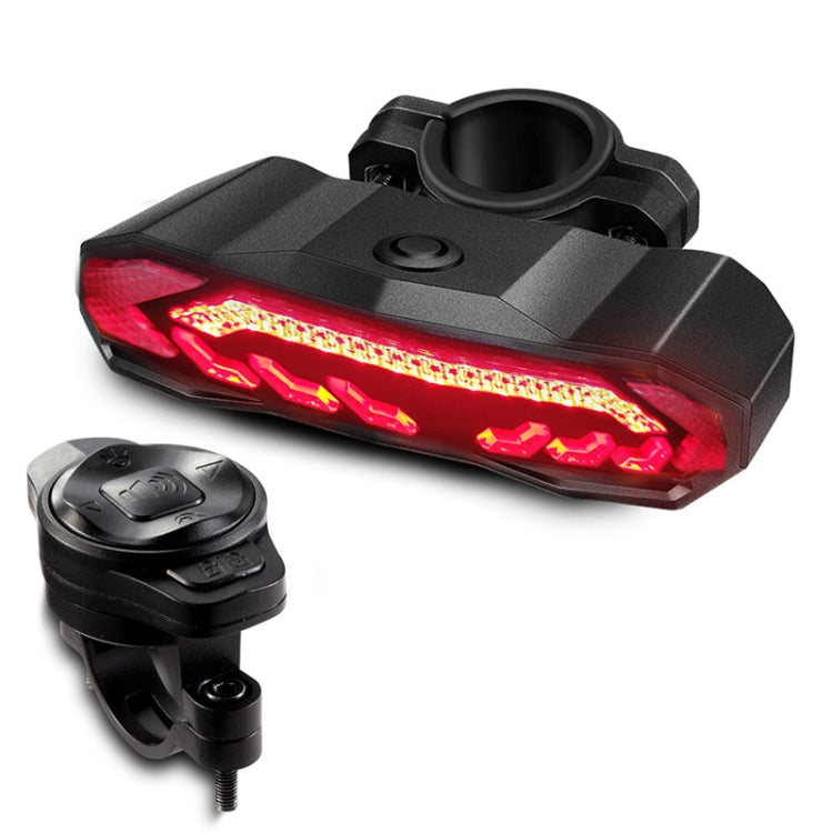 SF31 Bicycle Smart Brake Taillight USB Alerter Night Ride Ride Mountain Vehicle Turn LED Taillights