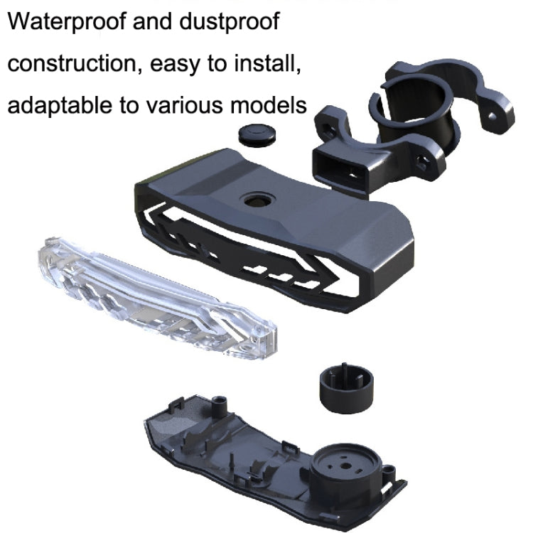 SF31 Bicycle Smart Brake Taillight USB Alerter Night Ride Ride Mountain Vehicle Turn LED Taillights