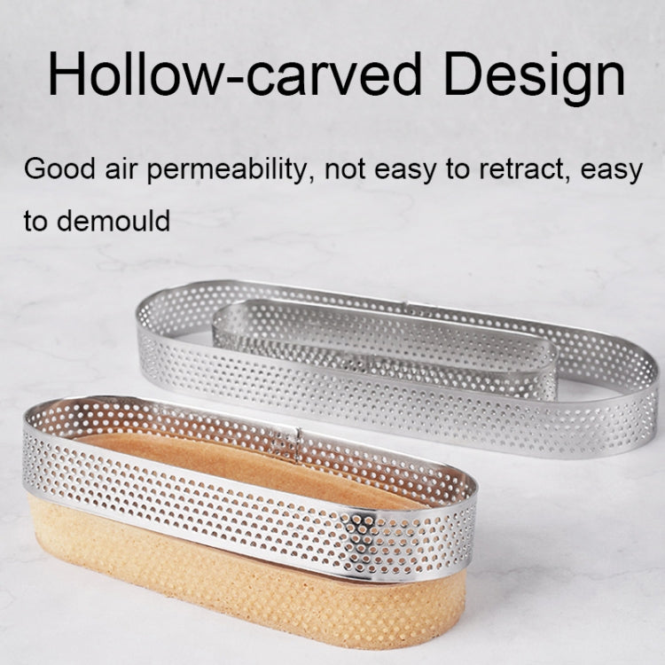 BN1006 Stainless Steel Mousse Circle Thickened Perforated Cake Mold DIY Baking Tools