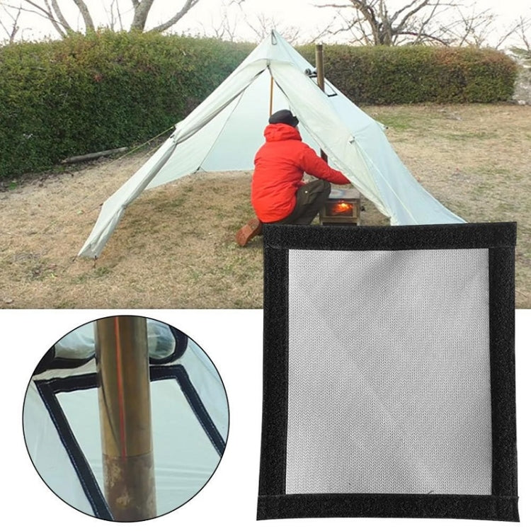 Tent Firewood Stove Chimney Fireproof Anti-Scalding Protective Cover