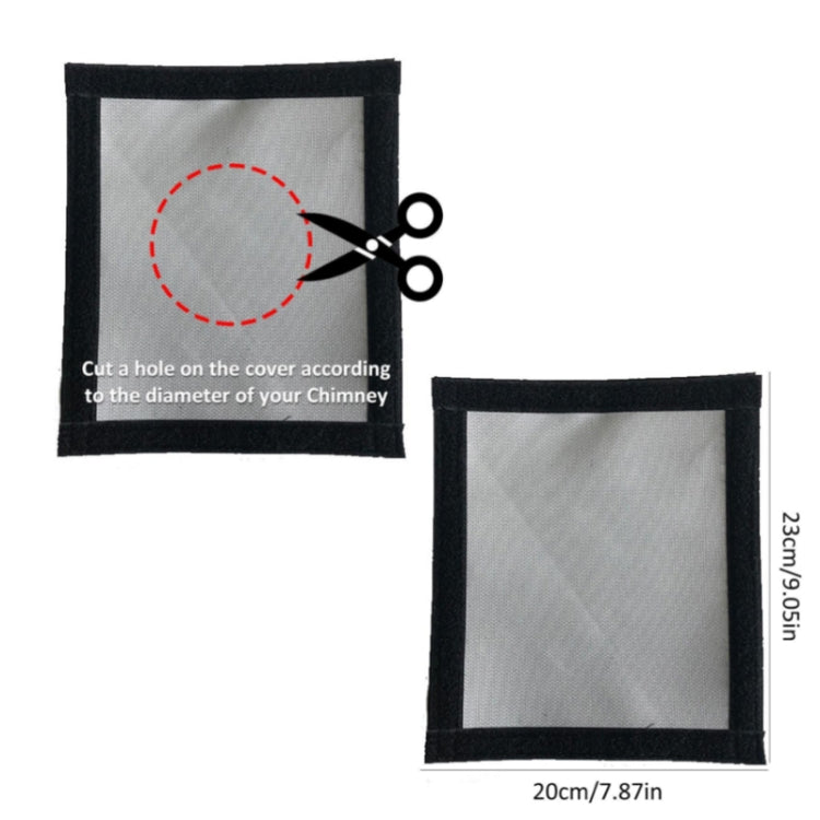 Tent Firewood Stove Chimney Fireproof Anti-Scalding Protective Cover