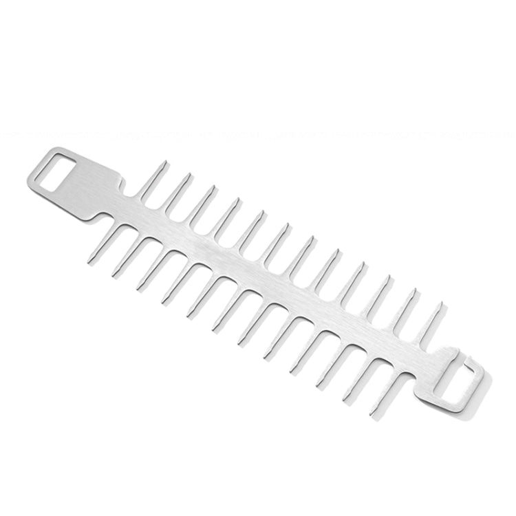 Outdoor Fish Bone Barbecue Steak 304 Stainless Steel Barbecue Stick