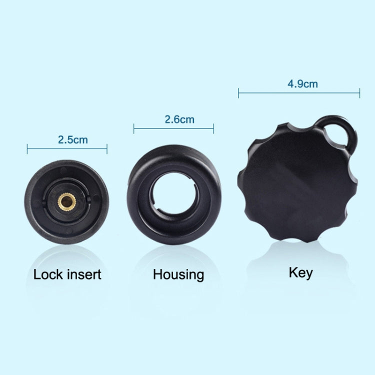 M6 Copper Nut Ant-theft Knob Motorcycle Mobile Phone Navigation Bracket Ant-theft Accessories