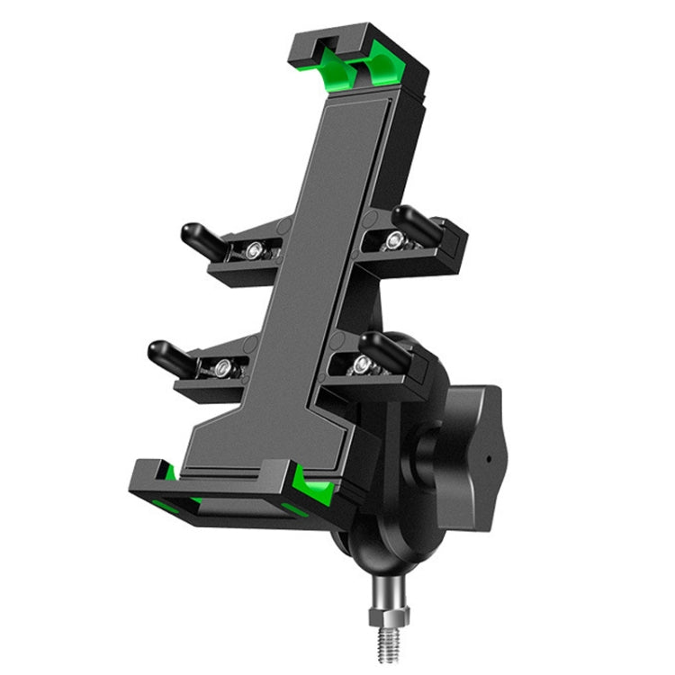 A02 Motorcycle Mobile Phone Navigation Bracket Car Riding Anti-shock Aluminum Alloy Rack