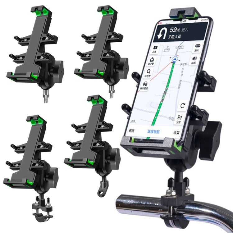 A02 Motorcycle Mobile Phone Navigation Bracket Car Riding Anti-shock Aluminum Alloy Rack