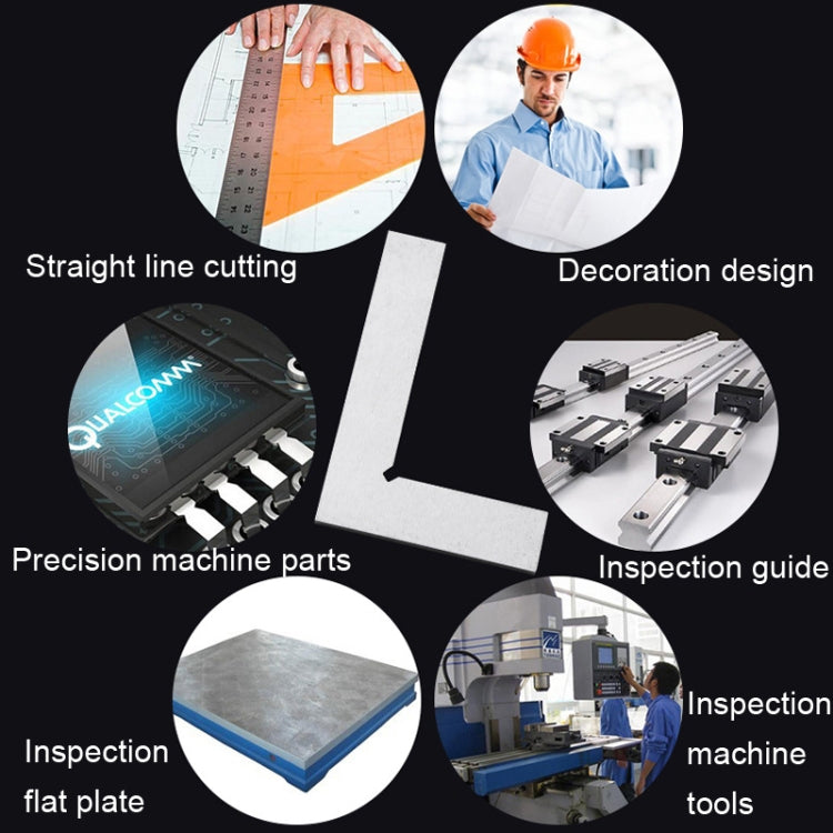 100x70cm Knife Angle Ruler 90 Degree High Precision Carbon Steel Right Angle Ruler