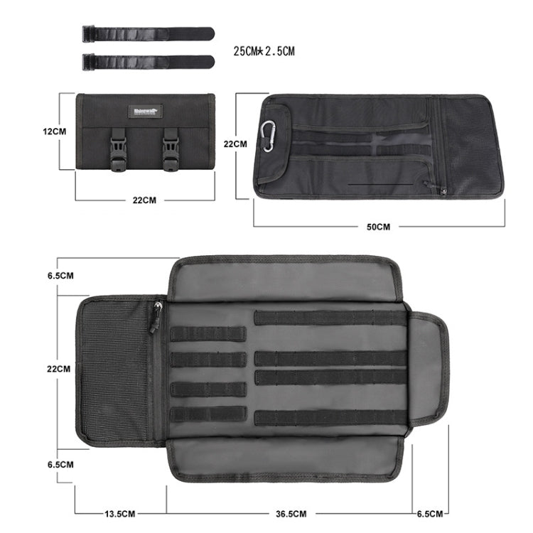 Rhinowalk MT103 Motorcycle Maintenance Tool Storage Bag Portable Repair Kit Bag