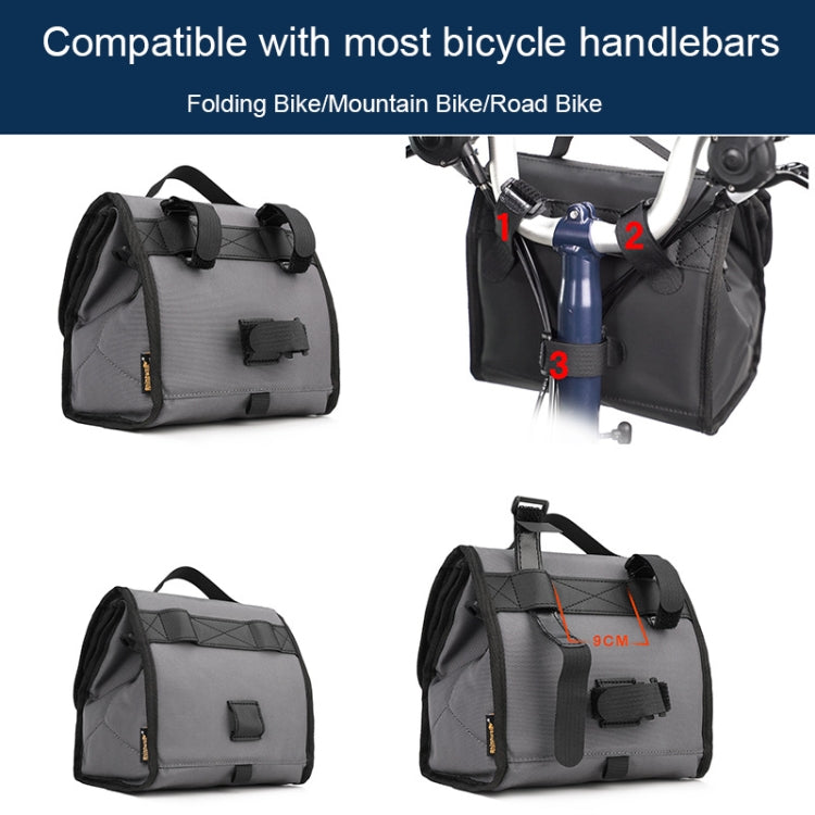 Rhinowalk RK9106 Foldable Outdoor Cycling Handlebar Bag Multifunctional Bike Bag