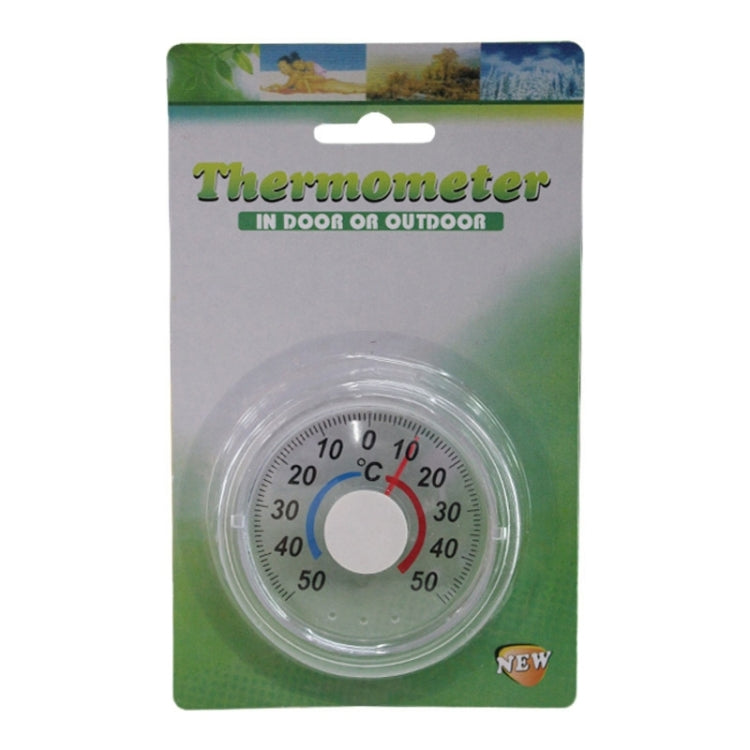 Round Plastic Doors And Windows Simple Pointer Winter And Summer Thermometer