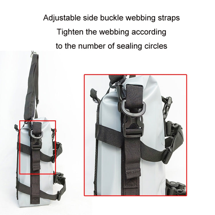 LONGHIKER Motorcycle Quick Release Waterproof Bumper Side Bag
