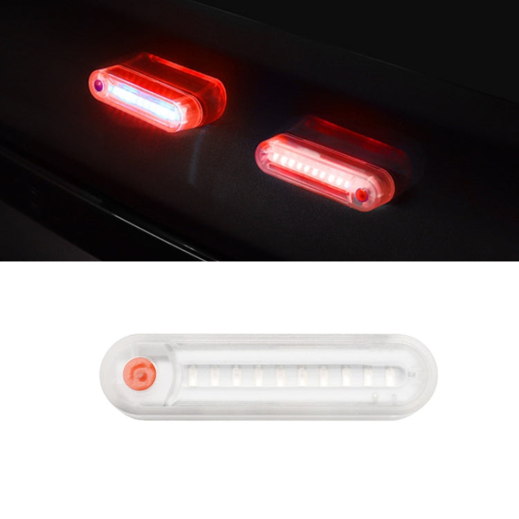 Motorcycle Electric Car Anti-Rear Collision Solar Strobe Warning Light