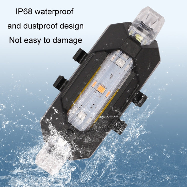 Motorcycle Bicycle Charging Strobe Decorative Warning Tail Light