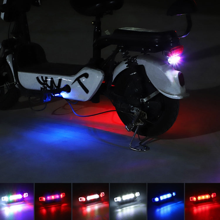 Motorcycle Bicycle Charging Strobe Decorative Warning Tail Light