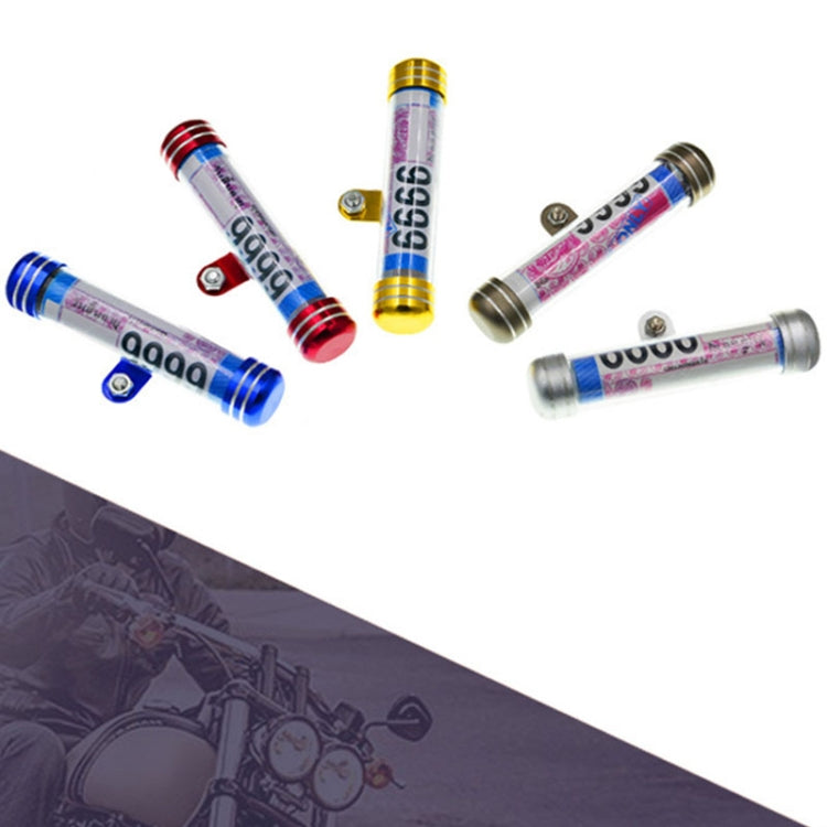 TF-2224 2pcs Multifunctional Waterproof Motorcycle Tax Bill Collection Tube