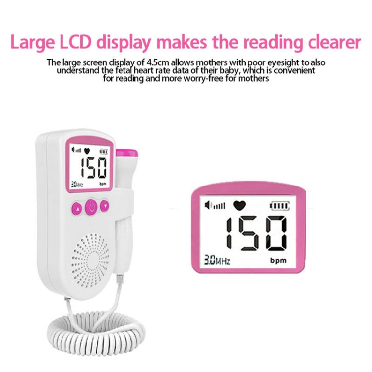 B3 Home Doppler Ultrasound Handheld Fetal Heart Pregnant Women Fetal Heart Monitor