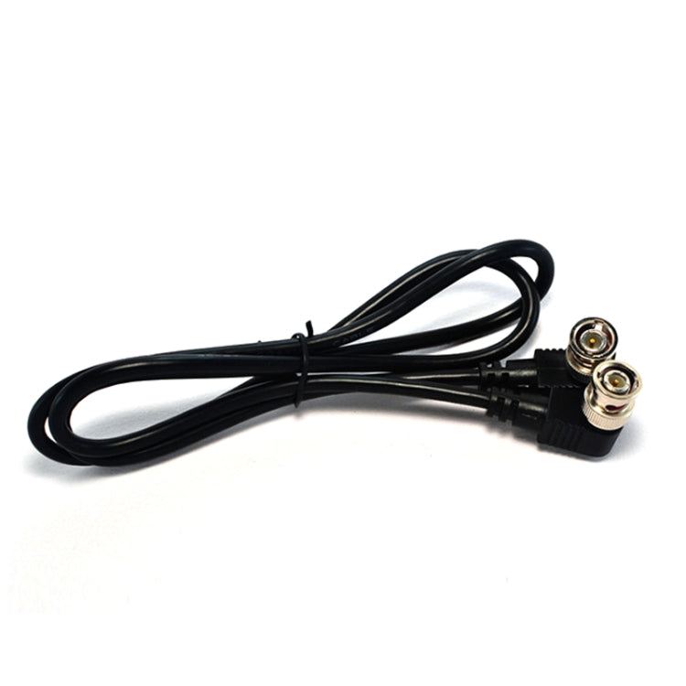 BNC Male to Male Elbow Audio and Video Cable Coaxial Cable, Length: