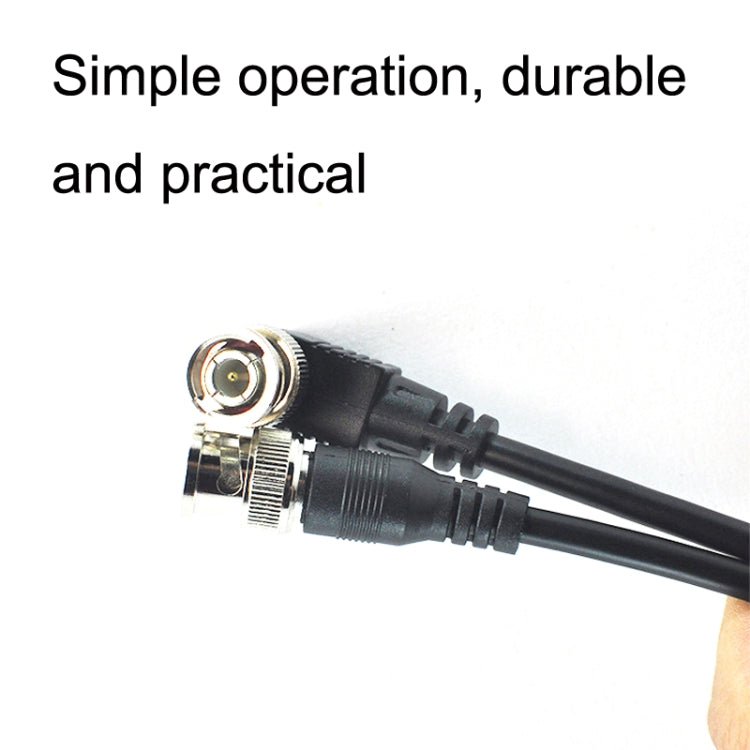 BNC Male Straight Head To Elbow Head Coaxial Spring Cable Video Cable Audio Signal Source Wire