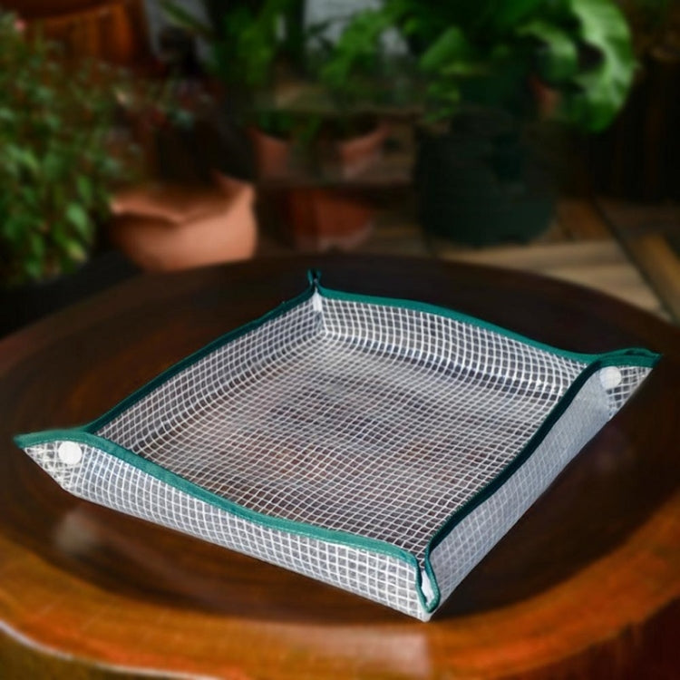 Home Gardening Planting Transparent Waterproof Mesh Operation Floor Mat