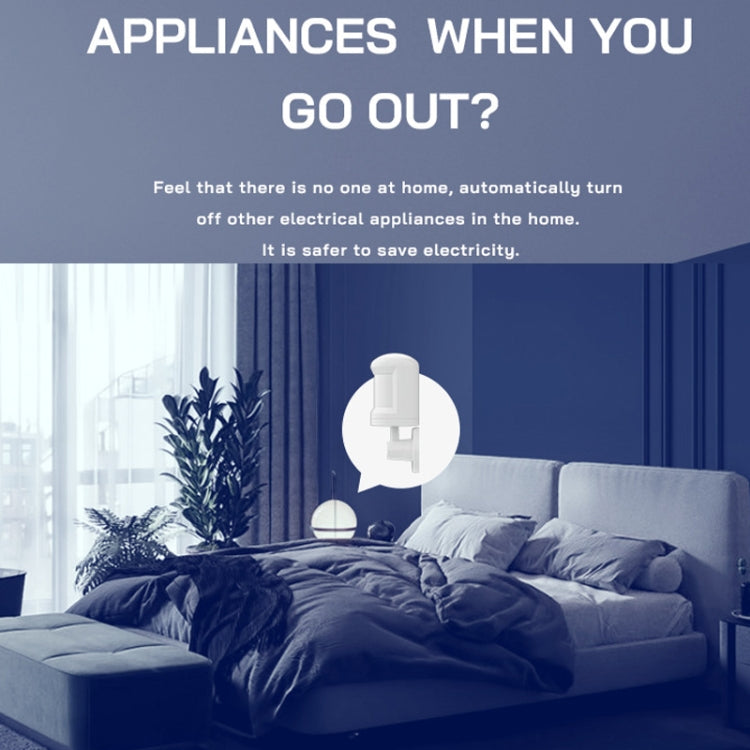 Tuya Smart App ZigBee Human Wireless Motion Infrared Sensor Detector