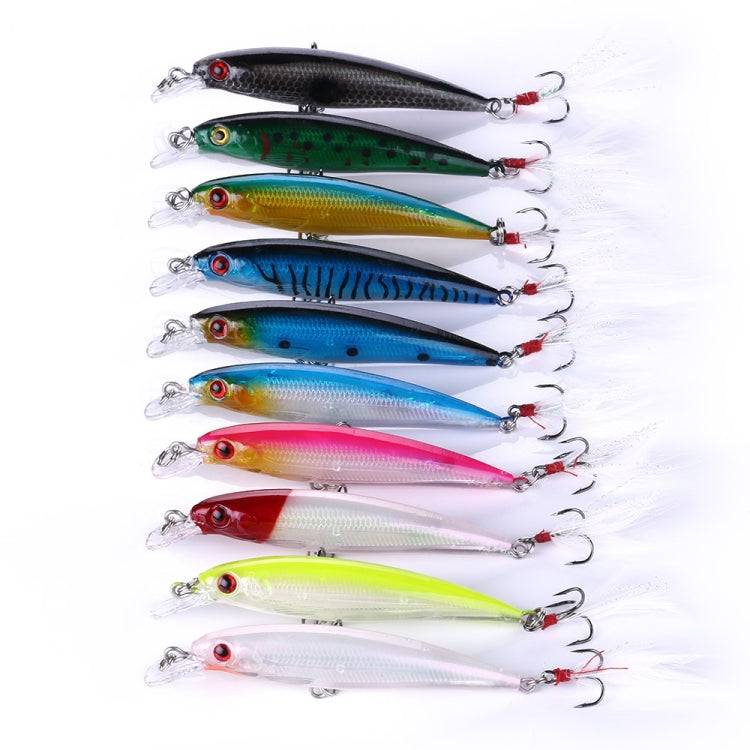 HENGJIA MI094 Simulation Laser Fake Lures Minnow Fishing Baits