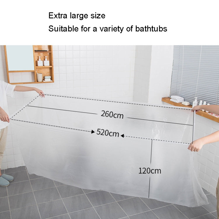 1pack Disposable Bath Bag Thickened Bath Tub Wood Barrel SPA Plastic Bag Film
