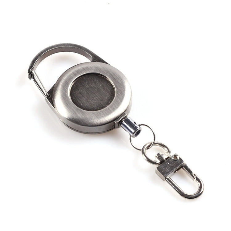 Outdoor Mountaineering Metal Easy-to-pull Retractable Key Chain