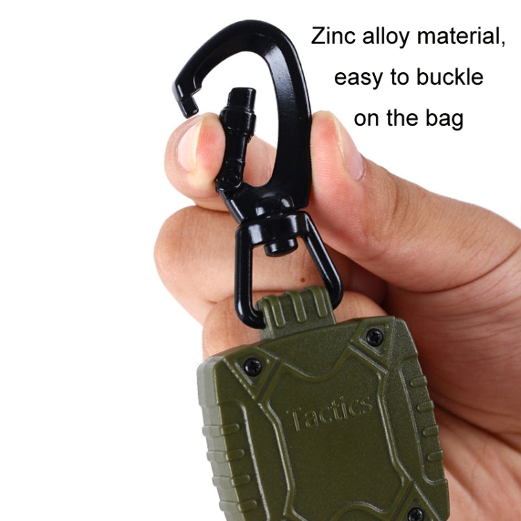 Outdoor Fishing Zinc Alloy Retractable Metal Hanging Buckle