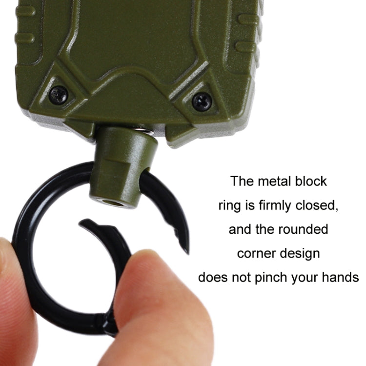Outdoor Fishing Zinc Alloy Retractable Metal Hanging Buckle