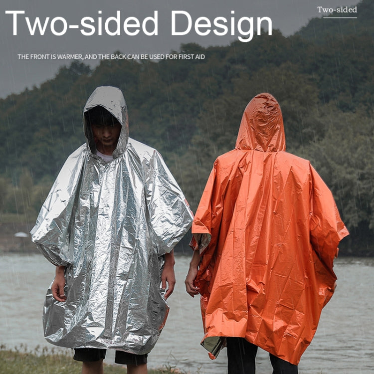 Outdoor Cycling Thickened Reflective Windproof Multifunctional Raincoat