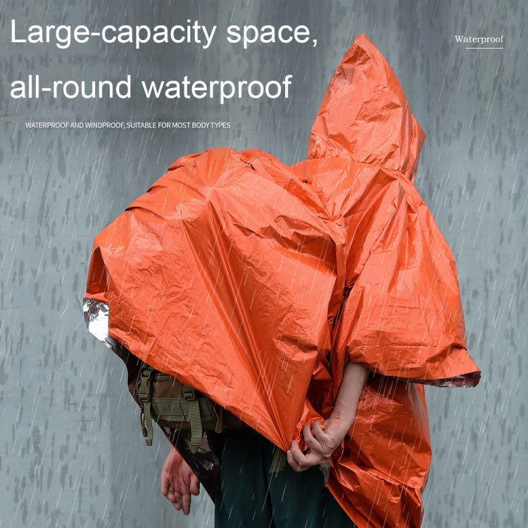 Outdoor Cycling Thickened Reflective Windproof Multifunctional Raincoat