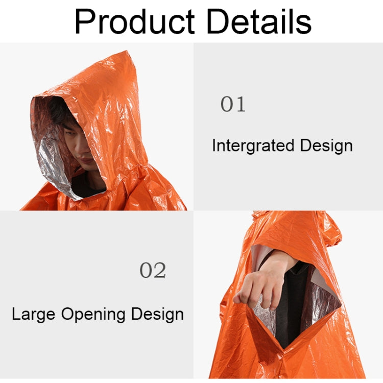 Outdoor Cycling Thickened Reflective Windproof Multifunctional Raincoat