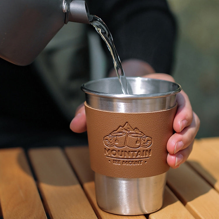 Outdoor Stainless Steel Cup Anti-scald Sleeve High Temperature Heat Insulation Sleeve