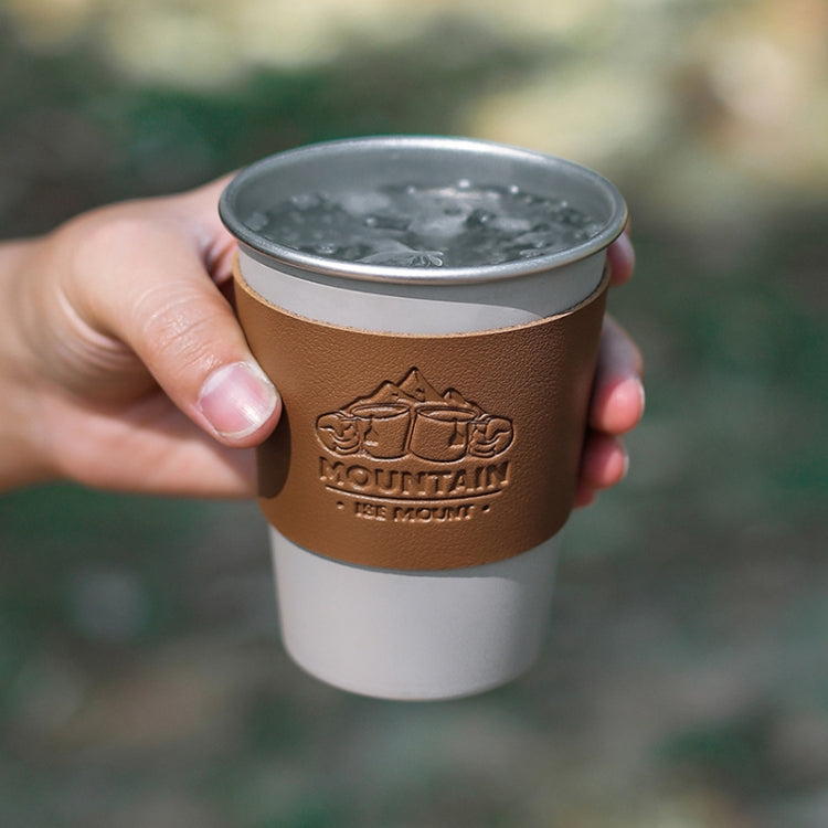 Outdoor Stainless Steel Cup Anti-scald Sleeve High Temperature Heat Insulation Sleeve