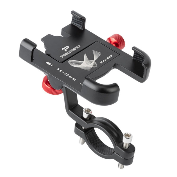 PROMEND SJJ-297 Aluminum Alloy Rotation Adjustable Bicycle Mobile Phone Bracket