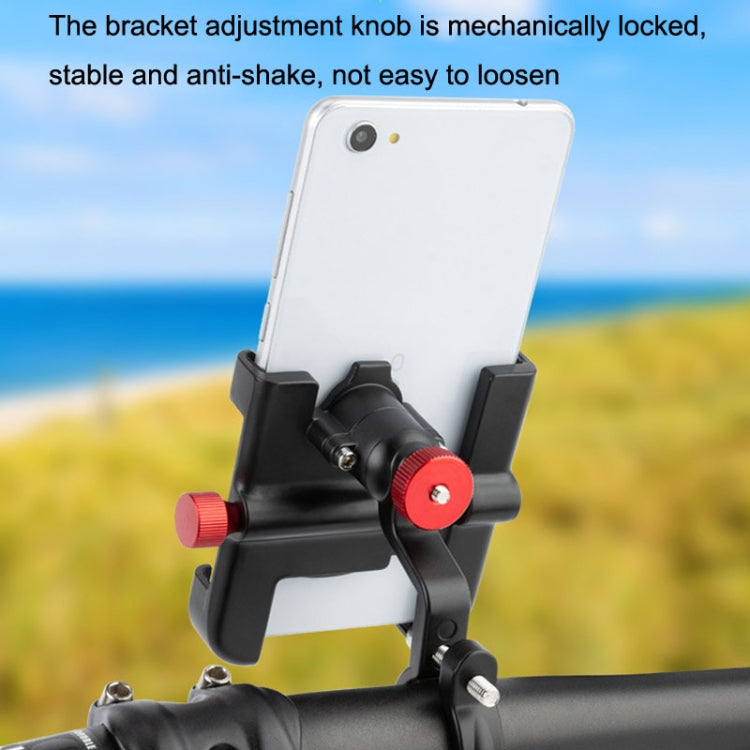 PROMEND SJJ-297 Aluminum Alloy Rotation Adjustable Bicycle Mobile Phone Bracket
